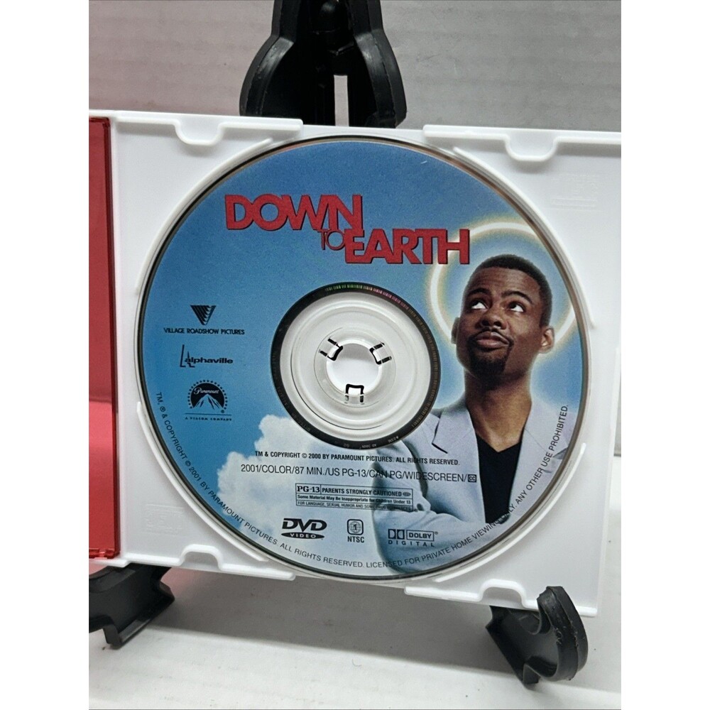 Down to Earth (DVD) Chris Rock - Jewel Case, No Artwork - Tested